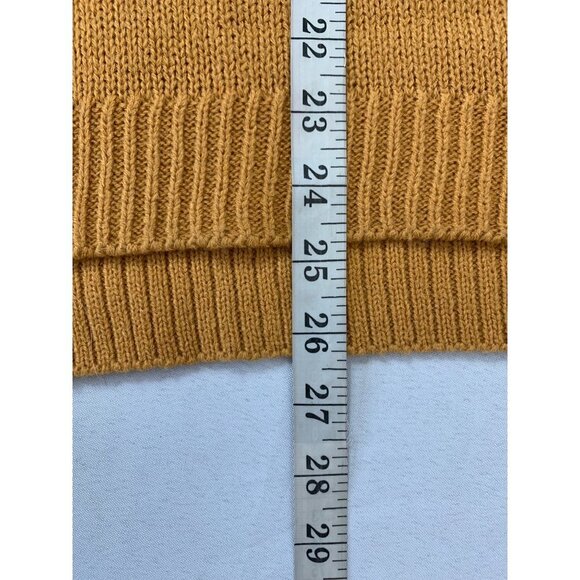 Divine Hearts Women's Dark Yellow Knitted Sweater - Picture 6 of 6